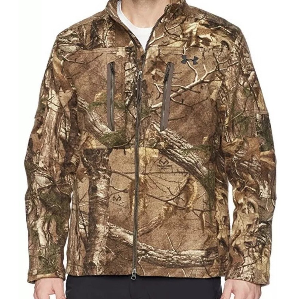 Under Armour SZ SMALL S UA Stealth Realtree Xtra Wool Jacket 1297441-946 $249‎